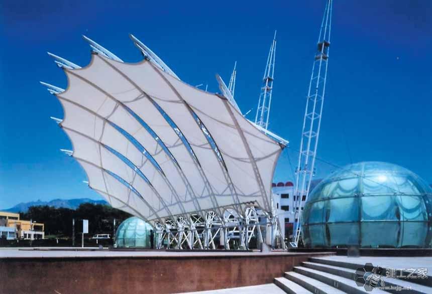 兴城车棚膜结构网架